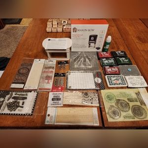 Lot of Stamping Supplies